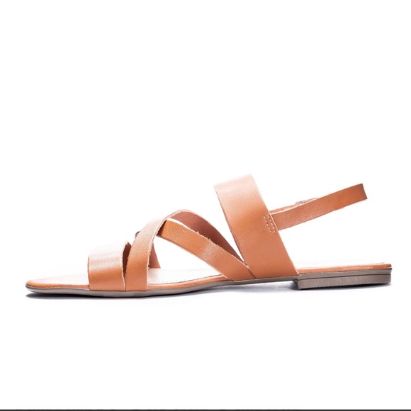 NWT Chinese Laundry Alliance Leather Sandals sz 7 Made in Brazil - Picture 3 of 7